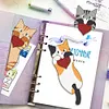 (US Local)4Pcs Cat DIY Diamond Painting Bookmarks Making Kit Diamond Art Bookmark