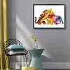 Pooh Bear Friends - 11CT Stamped Cross Stitch - 50*40cm - Disney