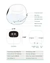 LVY Expression Control Intelligent Small Flower Pot Desktop Planter APP Monitoring Sensor Expression Demand Interactive LCD Screen