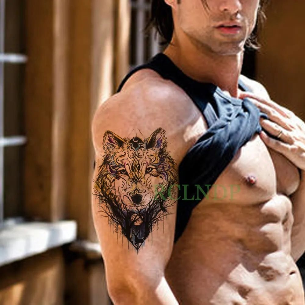 Waterproof Temporary Tattoo Sticker Eagle Wings Fake Tatto Flash Tatoo Back Leg Arm chest belly Large Size for Women girl Men