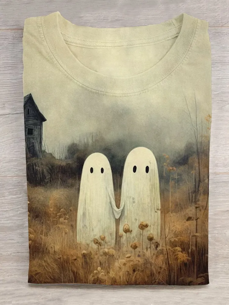 Unisex Ghost Halloween T-shirt
