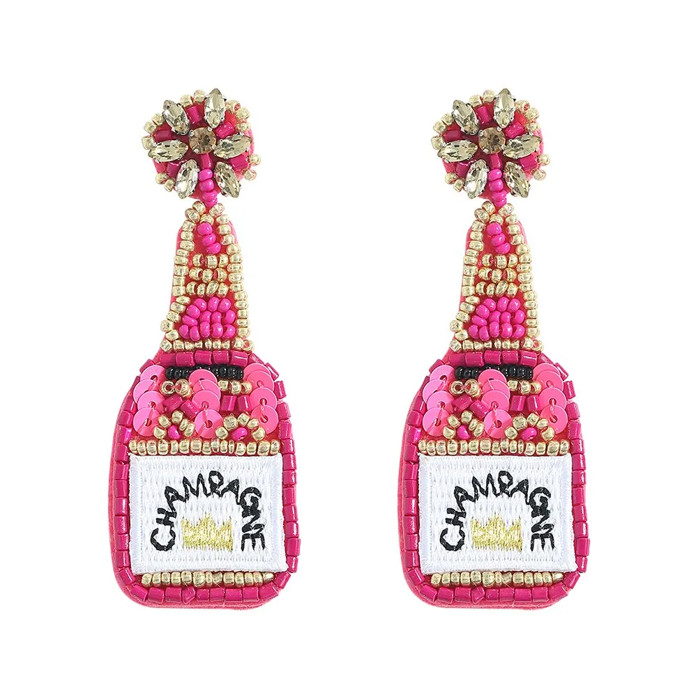 Dvacaman Bohemian Cute Fashion Animal Parrot Bird Drop Earrings Women Shiny Rhinestone Fringed Statement Tassel Earrings Jewelry