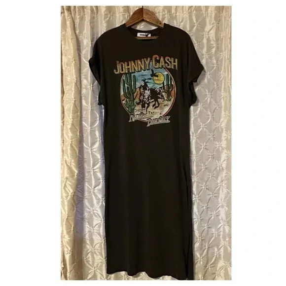 Retro Rider Long Shirt Dress 