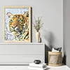 Tiger - 9CT Partial Beaded Cross Stitch Kit(20x28cm)