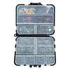 140pcs/box Fishing Accessories Kit Fishing Connector Swivels Center Pass Swivels