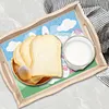 DIY Diamond Painting Wooden Tray Food Tray with Handle Living Room Decoration Easter Bunny Wooden Tray Kit