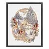 Christmas Reindeer - 14CT Counted Cross Stitch - 40*50cm - Animal Xmas