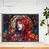 Beauty Glass Painting-Paint By Numbers Acrylic Painting 40*30CM