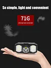 XPE COB LED Headlamp USB Rechargeable Waterproof Outdoor Fishing Headlight