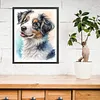 Australian Shepherd Dog-11CT Stamped Cross Stitch 40*50cm/15.75*19.69in