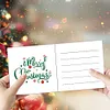 6Pcs Merry Christmas Diamond Painting Greeting Card for Holiday Party Favors