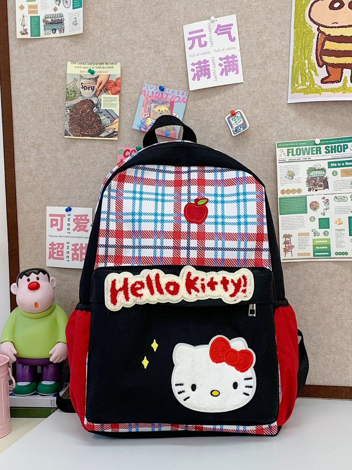 New New Backpack Hello Kitty Separate Large Space School Bag Middle School Students Back-To-School Season Outing Backpack