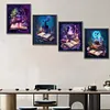 (US Local)4pcs Paint By Numbers Kit On Canvas DIY Oil Art Magic Potion Picture 40x50cm