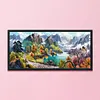 (US Local)Autumn Senery-11CT Stamped Cross Stitch Kit(45*100cm)