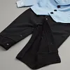 Kid Baby Boy Gentleman Romper Jumpsuit Bodysuit Party Suit Clothes Outfit 0-24M - honeylives