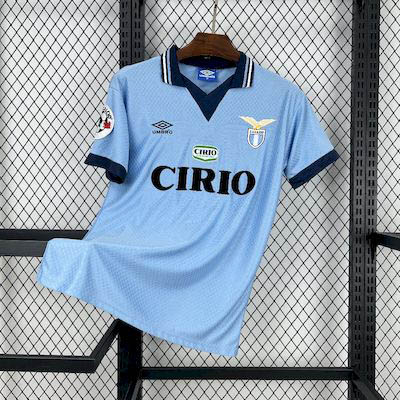 1996-1997 Retro Lazio Home Football Shirt 1:1 Thai Quality Maxi Kit