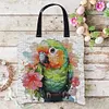 Parrot-11CT DIY Stamped Cross Stitch Shopping Bag 40*40cm/15.75*15.75in