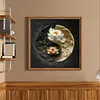 Lotus-11CT Stamped Cross Stitch Kit(40*40cm)