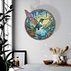 Diamond Painting Wooden Hummingbird Hanging Clock Kit