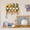 Wooden Special Shape Bee Gnome 3 Hooks No Punch Diamond Painting Hook Rail