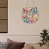 Diamond Painting Acrylic Peony Butterfly 5D Diamond Painting Wreath Clock