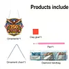 Diamond Painting Single-Sided Acrylic USA 250th Hanging Pendant Sun Catcher for Home Garden Wall Door