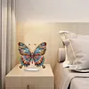 (US Local)5D DIY Special Shape Diamond Painting Desk Ornament Gorgeous Butterfly Decor Kit