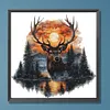 Forest Deer-Full Round Diamond Painting