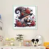Rose Gnome-11CT Stamped Cross Stitch 50*50cm/19.69*19.69in
