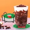 Diamond Painting Coaster DIY Christmas Cup Cushion Table Placemat(8 Piece Set 1 Rack)