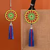 DIY Mandala Diamond Painting Drill Car Ornament Mosaic Bag Decor Pendant Kit