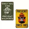 2PCS Smokey Bear - Vintage Metal Signs Set - 20*30cm/30*40cm - Warning