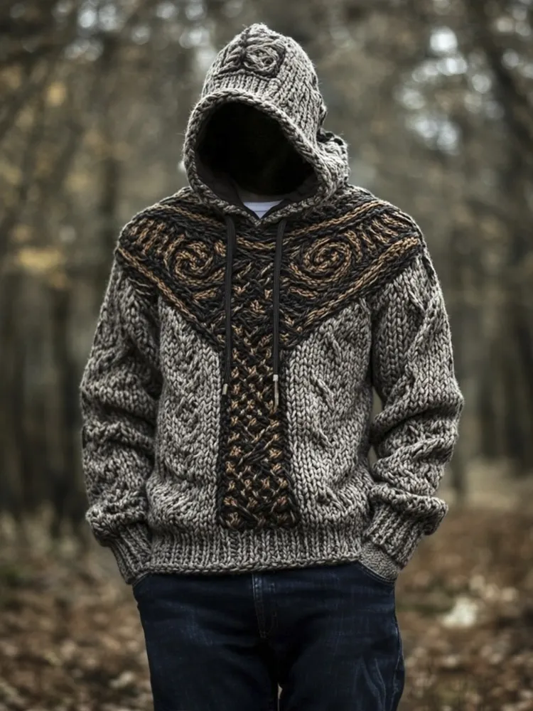 Mystic Celtic Mythology Men's Hooded Sweater