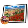 Diamond Painting-DIY Full Round Drill Countryside Mountain
