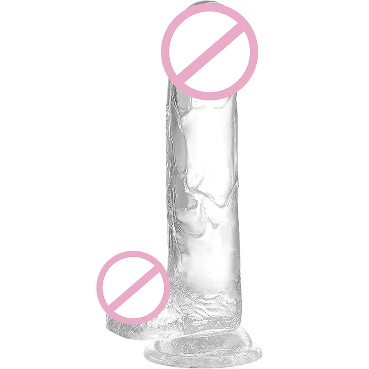 7.3-Inch Transparent Dildo