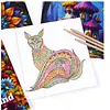 4 Pcs Skull Coloring Book Set Mindfulness Art Books for Adults 