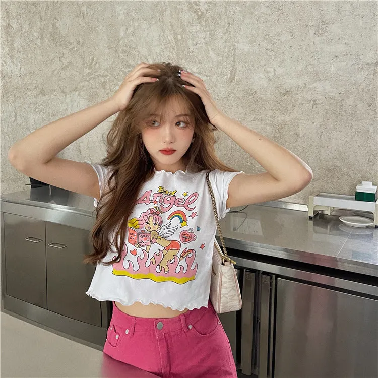 Summer Cute White Tee