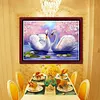 Swans - Partial Round Diamond Painting