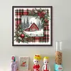 Winter Cabin-11CT Stamped Cross Stitch 40*40cm/15.75*15.75in