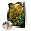 【Limited Stock Sale】（Big Size)Sunflower Glass Painting-Paint by Numbers Acrylic Painting 50*60CM