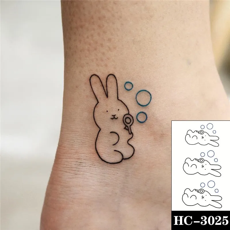 Holding Hands In Love Stickers Hand Heart Tattoo Body Art Makeup Waterproof Temporary Women and Men Fake Tatoo