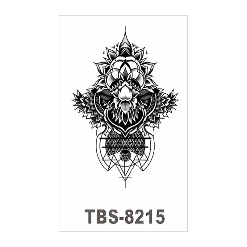 Waterproof Temporary Tattoo Stickers Wolf Fox Tattoo Chest Stickers Leg Arm Tatoo Man Woman Fake Tattoo Art Fashion Body Jewelry
