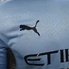 2025-2026 Long Sleeve Player Version Manchester City Home Football Shirt 1:1 Thai Quality