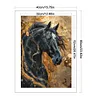 Horse-11CT Stamped Cross Stitch 40*60cm/15.75*23.62in(Big Size)