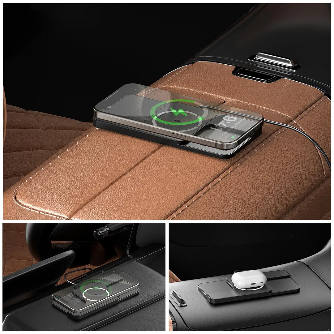 20W magnetic car mobile phone wireless charging pad