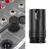 Male/Female 3 Pin Compact XLR Microphone Solder Adapter Connector with Wrench