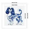 (Multi-Style) Blue And White Porcelain-11CT Stamped Cross Stitch 40*40cm/40*60cm