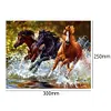 Horse - Full Round Diamond Painting  30x25cm
