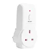 4pcs UK Plug Power Outlet Light Switch Socket+1pc Wireless Remote Control