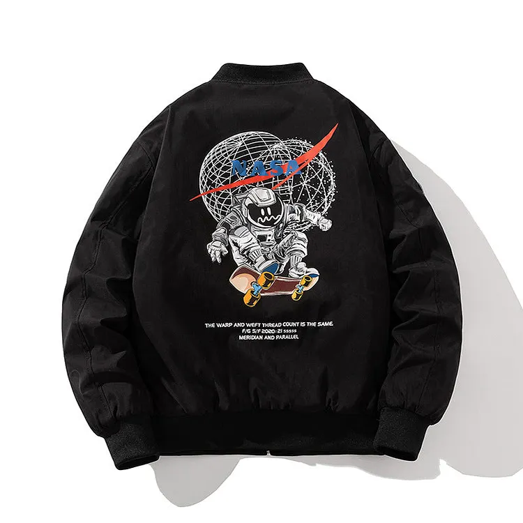 Varsity Jacket Stand Collar Jacket